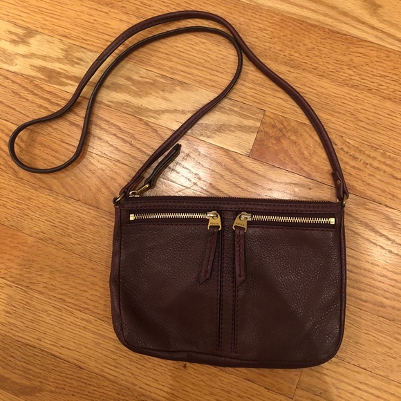 Fossil leather crossbody bag - Picture 3 of 4